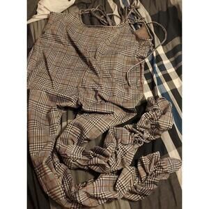 Roma Concept`s Stretch Pants Women 2X Blk/Gray Corrugated stylish Legs